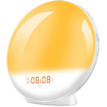Sunrise Alarm Clock with Wake-Up Light - Digital Clock with FM Radio and Night Light