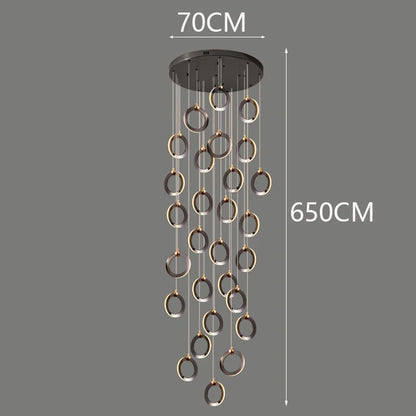 Octo - Modern LED Pendant Light Chandelier for Living Room and Staircase