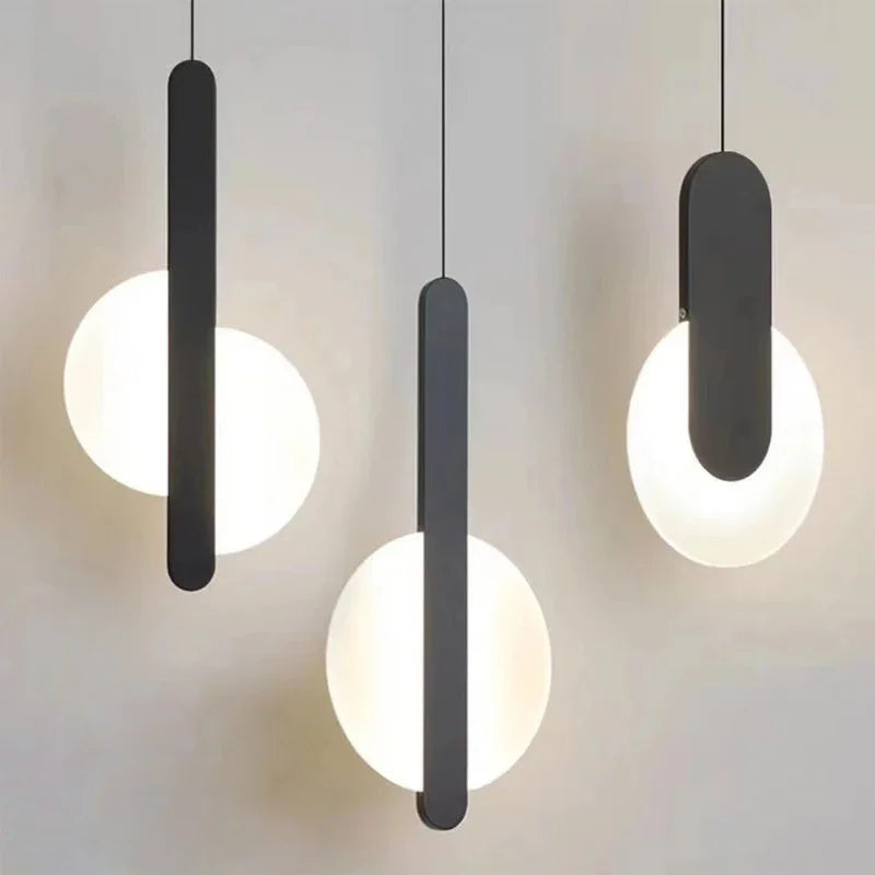 Moderne LED-hanglamp – Keuze uit 3 stijlen | Wit of zwart | Warm of koud wit