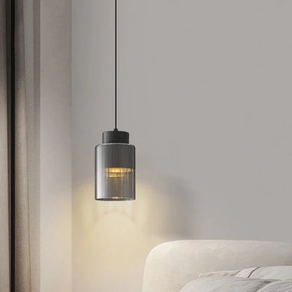 Nordic Glazen LED Hanglamp Zwart / Goud