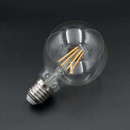 G80 LED Edison Bulb E27 Dimmable 10W Vintage Globe Light Bulb Warm White 2700K Amber Glass Retro Filament Decorative Bulb 220V Energy Saving