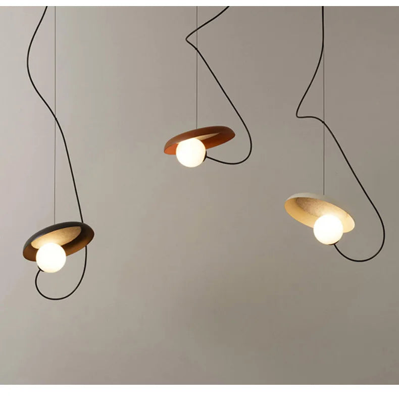 Moderne led-hanglamp met magneetbevestiging – Ø25 of Ø35 cm | Wit, zwart of rood
