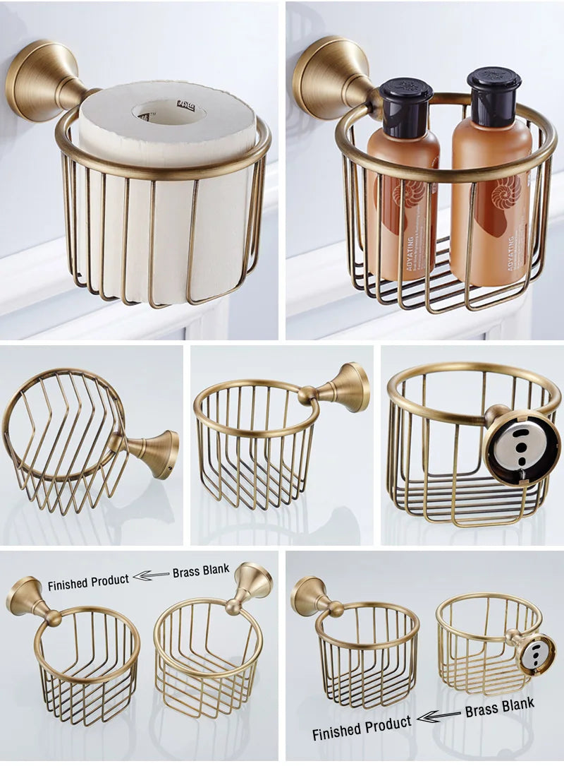 Modern Brass Bathroom Accessories Set – Elegant & Durable