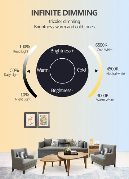 Crystal Chandelier Double Rings 55cm - Pendant Light