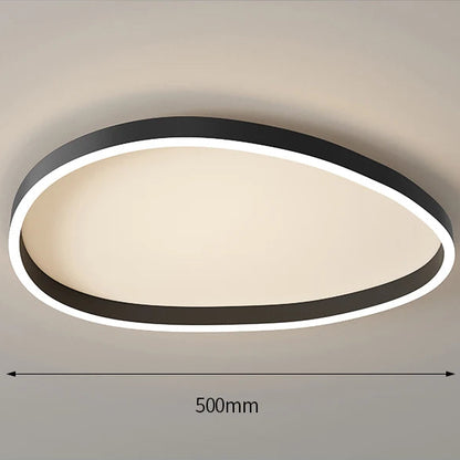 LED Ring Chandelier - Modern Pendant Light for Living Room, Bedroom & Dining Room