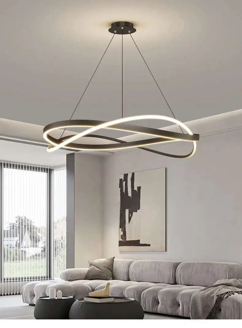 Cluster Pendant Light - Modern LED Bar Chandelier