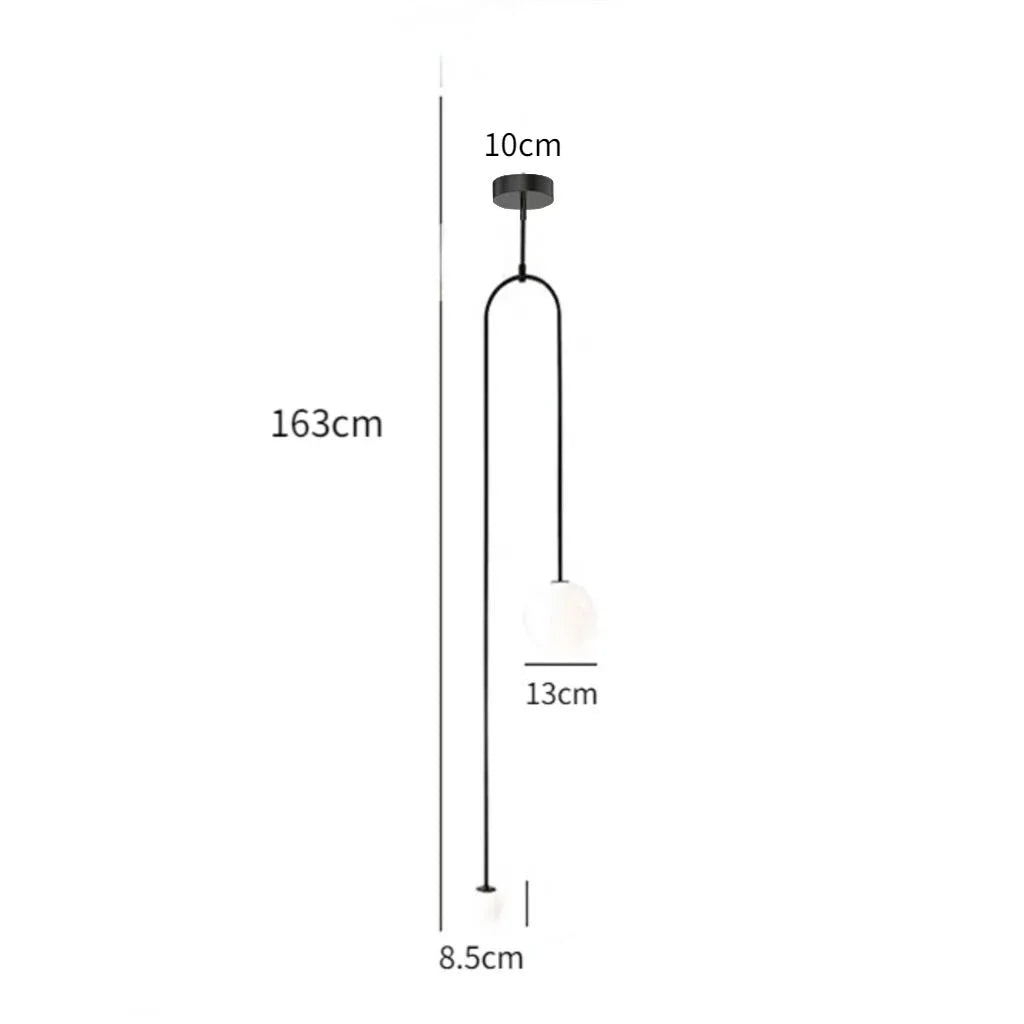 Glazen Bol Hanglamp – 2 Bollen | Goud of Zwart | Klein of Groot | Warm of Koud Wit
