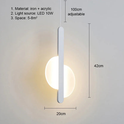 Moderne LED-hanglamp – Keuze uit 3 stijlen | Wit of zwart | Warm of koud wit