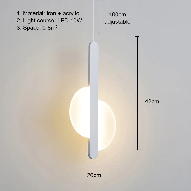 Moderne LED-hanglamp – Keuze uit 3 stijlen | Wit of zwart | Warm of koud wit