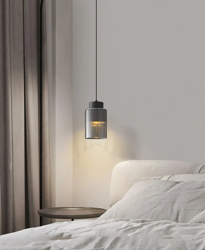 Nordic Glazen LED Hanglamp Zwart / Goud