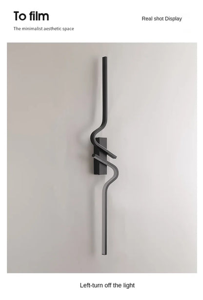Modern LED Wall Lamp – Minimalist Strip Sconce For Bedside