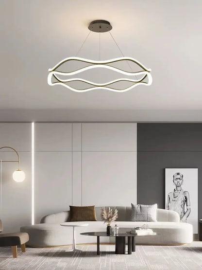 ORBIT Ronde LED Ring Hanglamp – Luxe Kroonluchter voor Woonkamer, Slaapkamer & Eetkamer