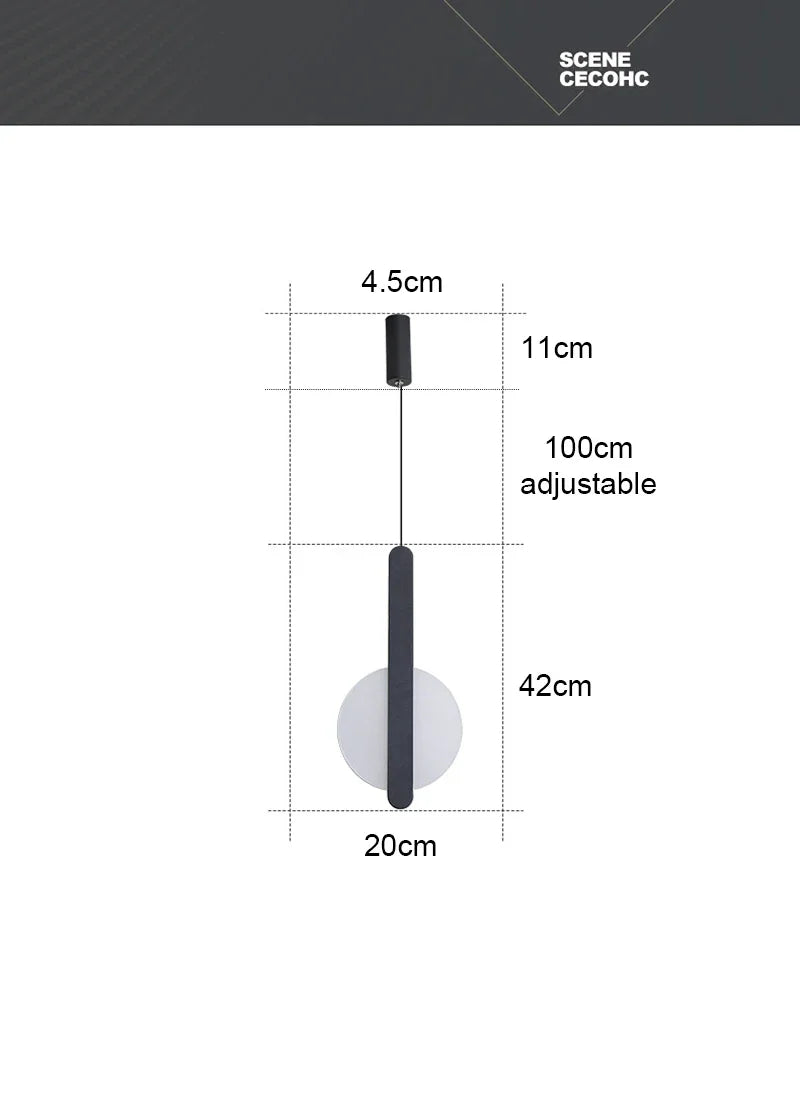 Moderne LED-hanglamp – Keuze uit 3 stijlen | Wit of zwart | Warm of koud wit