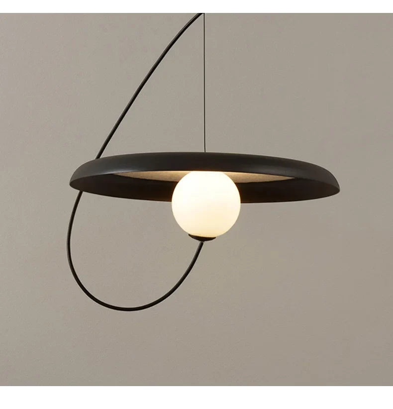 Moderne led-hanglamp met magneetbevestiging – Ø25 of Ø35 cm | Wit, zwart of rood