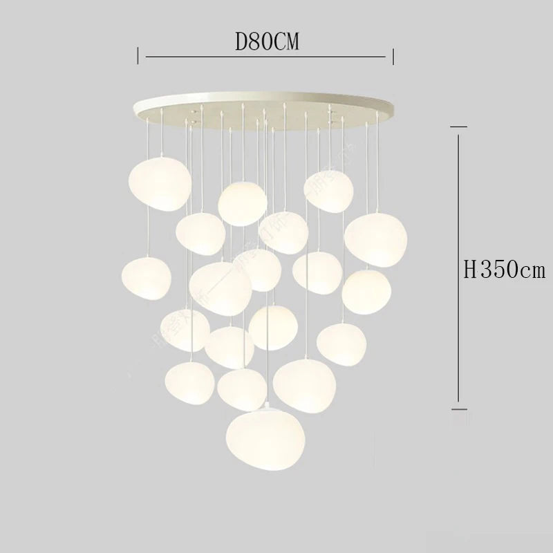 Modern LED Pendant Chandelier - Adjustable Multi-Light