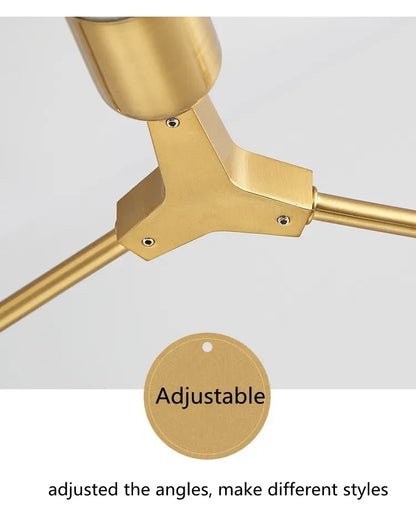 Sputnik Chandelier - Modern Art Deco Molecular Ceiling