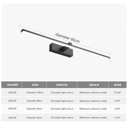 Moderne LED-wandlamp Badkamer make-up licht Lijnlamp voor Badspiegel