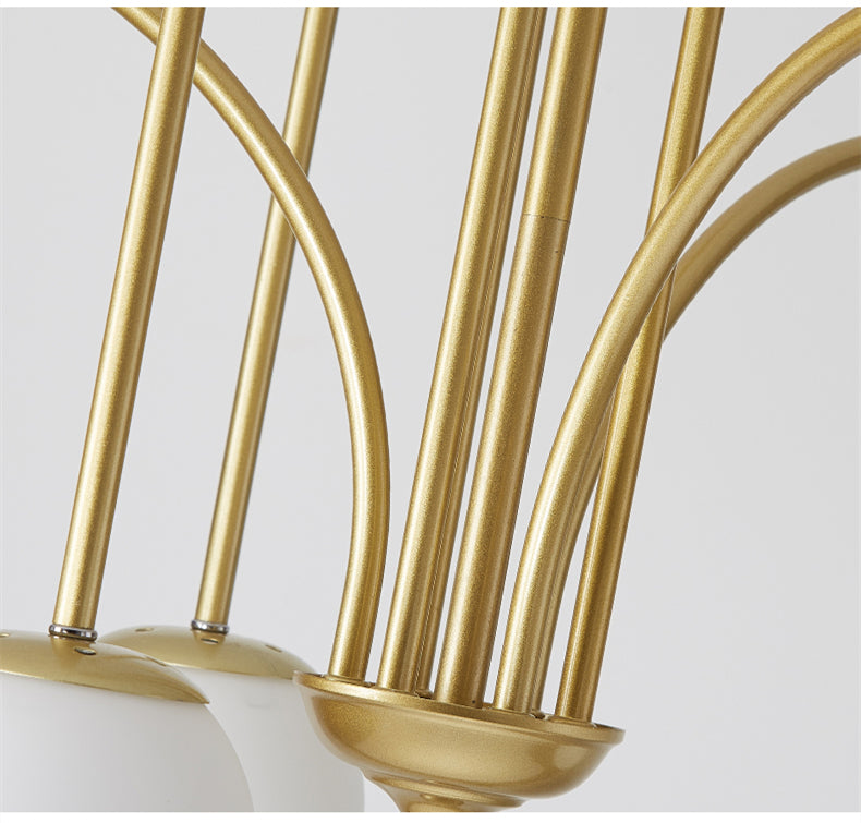 LED Pendant Light Diva - Glass Ball Chandelier