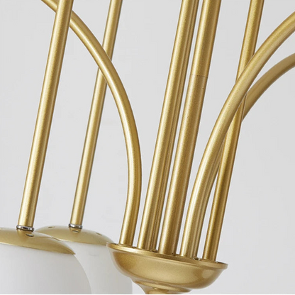 LED Pendant Light Diva - Glass Ball Chandelier