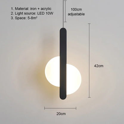 Moderne LED-hanglamp – Keuze uit 3 stijlen | Wit of zwart | Warm of koud wit