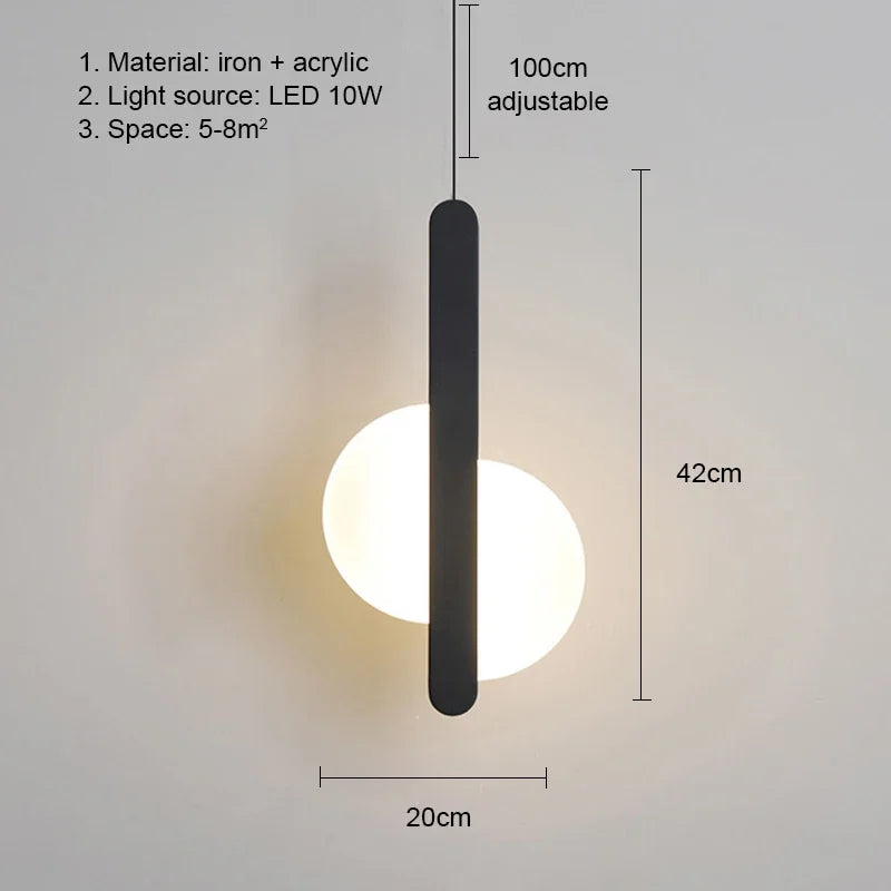 Moderne LED-hanglamp – Keuze uit 3 stijlen | Wit of zwart | Warm of koud wit