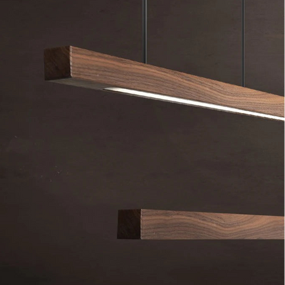 Nordic Wood Pendant Light – Warm, Natural & Modern LED Hanging Lamp