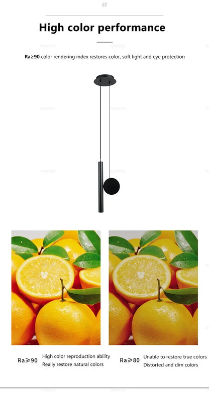 Moderne led-hanglamp met verstelbaar snoer – zwart aluminium