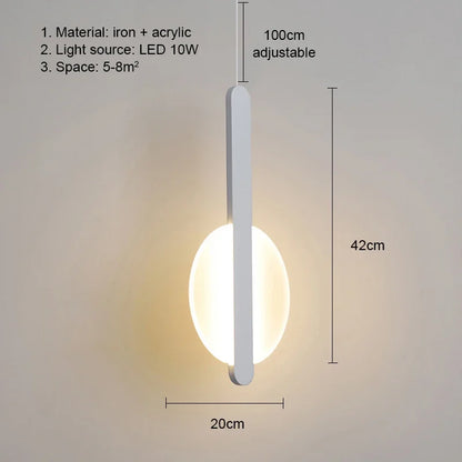 Moderne LED-hanglamp – Keuze uit 3 stijlen | Wit of zwart | Warm of koud wit