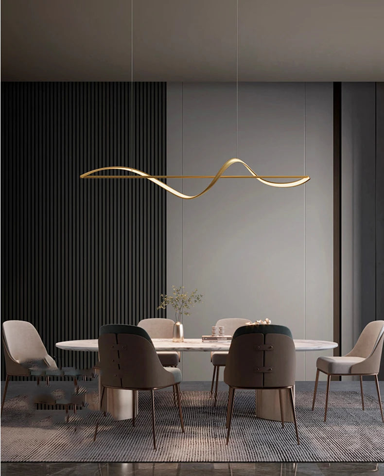 Modern Nordic LED Pendant Light - Adjustable Dining Room Chandelier