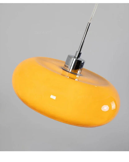 BAUHAUS Modern Glass Pendant Light - Matte Shade Hanging Lamp
