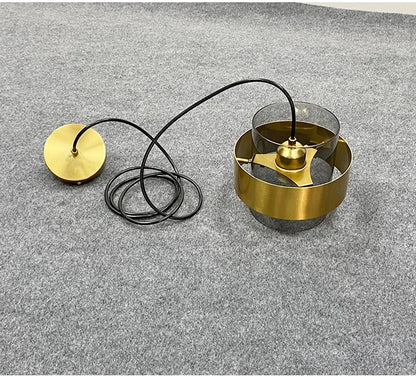 Moderne Glas-Pendelleuchte – Bernsteinfarbener Designer-Kronleuchter für Esszimmer und Küche