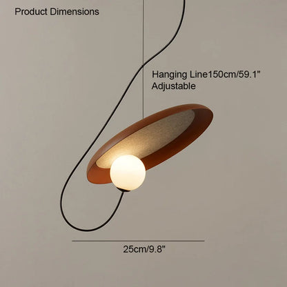 Moderne led-hanglamp met magneetbevestiging – Ø25 of Ø35 cm | Wit, zwart of rood