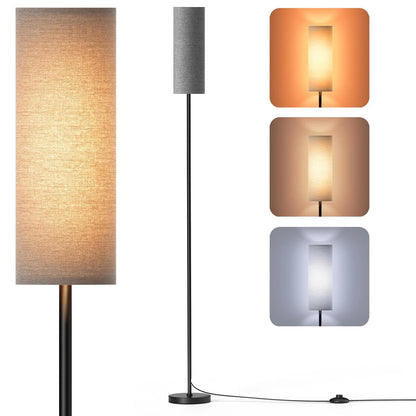 Moderne LED-Stehleuchte – Stehleuchte mit 3 Farbtemperaturen und Fußschalter