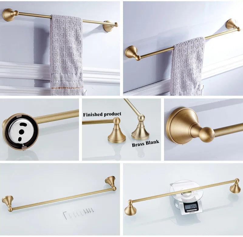 Modern Brass Bathroom Accessories Set – Elegant & Durable