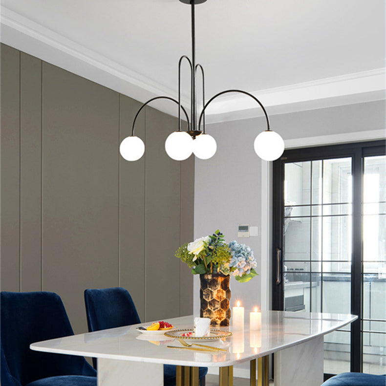 LED Pendant Light Diva - Glass Ball Chandelier