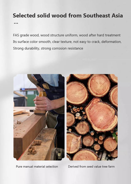 LED Pendant Light - Wood Long Strip - Kitchen Island Lighting