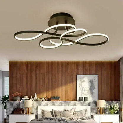 Modern LED Ceiling Chandelier - Stepless Dimming