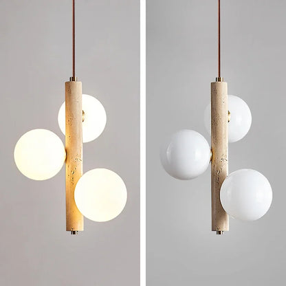 LED-Pendelleuchte im Höhlenstein-Stil – Moderner nordischer Stil