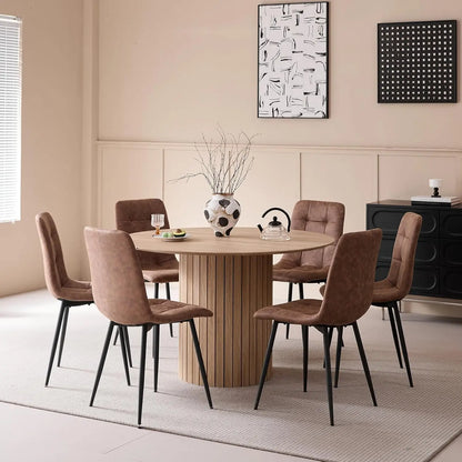 Runder Esstisch 120 cm – Moderner Landhausstil für 4–6 Personen