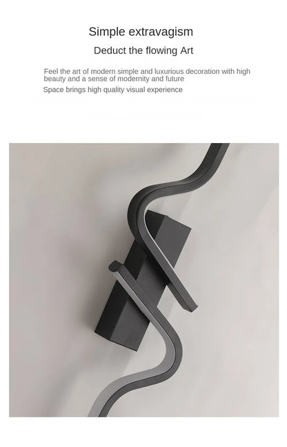 Modern LED Wall Lamp – Minimalist Strip Sconce For Bedside