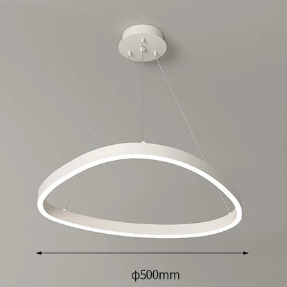 LED Ring Chandelier - Modern Pendant Light for Living Room, Bedroom & Dining Room