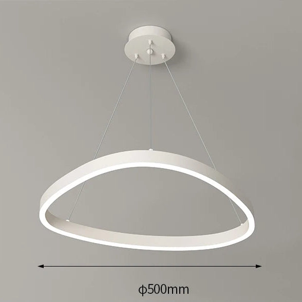 LED Ring Chandelier - Modern Pendant Light for Living Room, Bedroom & Dining Room