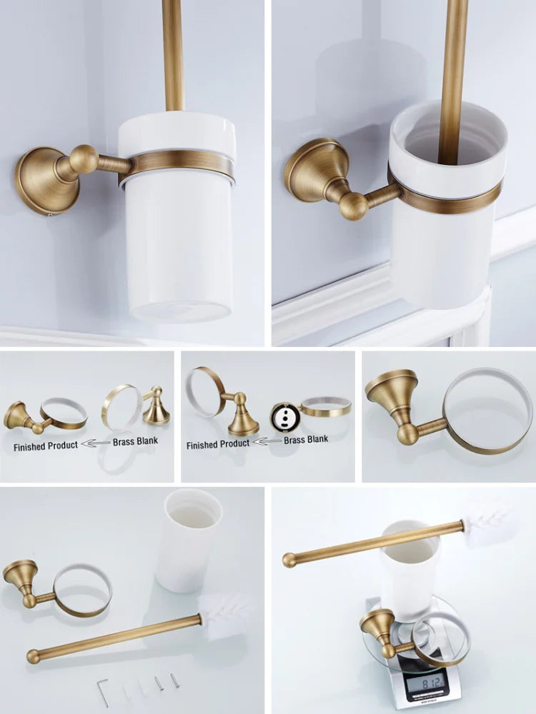 Modern Brass Bathroom Accessories Set – Elegant & Durable