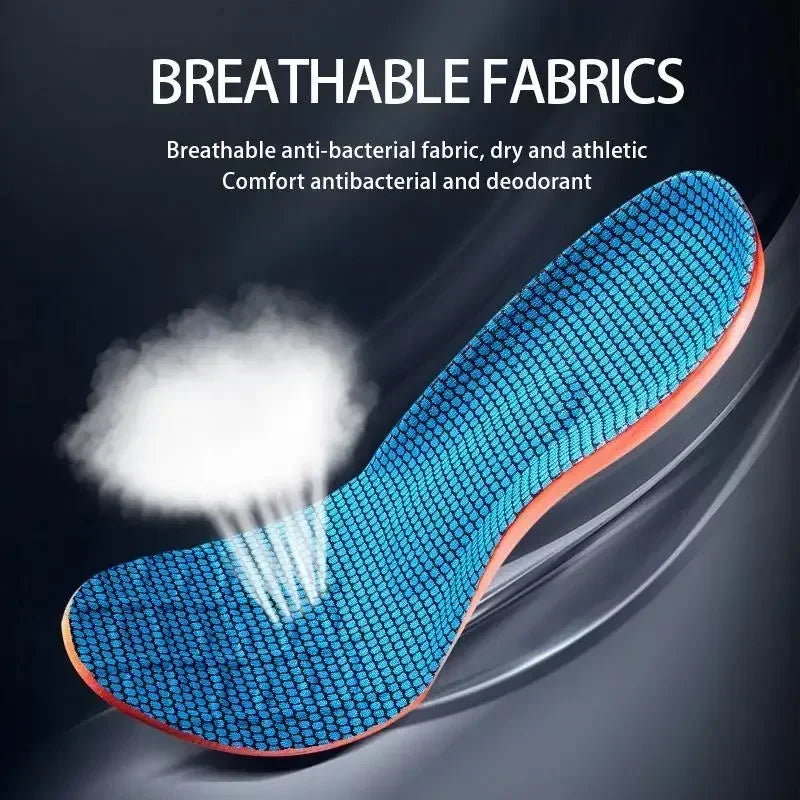 Sport Insoles - Orthopedic Shoe Inserts with Shock Absorption & Breathable Cushioning for Men & Women