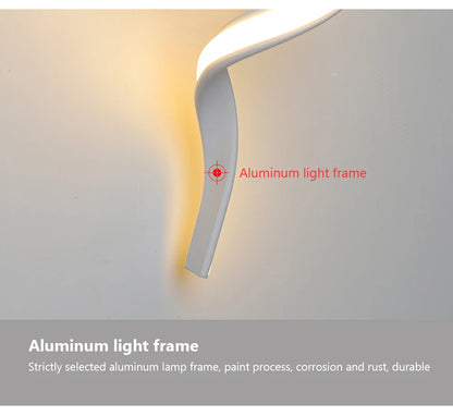 LED Wall Lamp – Modern Spiral Design