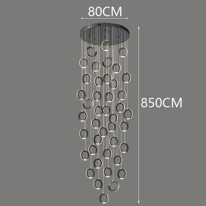 Octo - Modern LED Pendant Light Chandelier for Living Room and Staircase