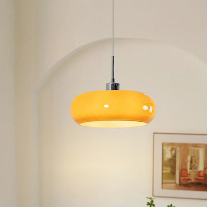 BAUHAUS Modern Glass Pendant Light - Matte Shade Hanging Lamp