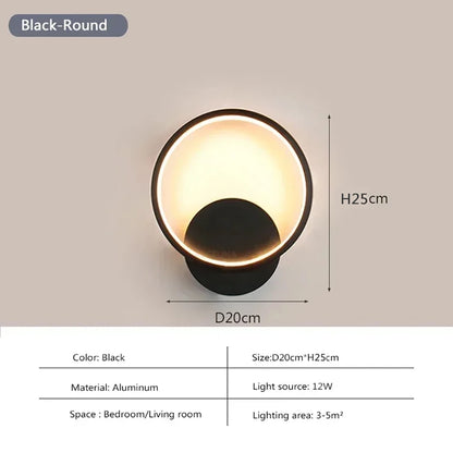 Modern LED Wall Sconce – Minimalist Wall Lamp for Bedroom & Hallway