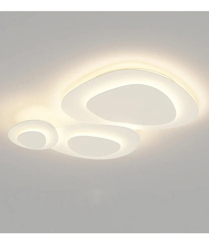 Modern White LED Ceiling Light - Minimalist Flush Mount Lamp