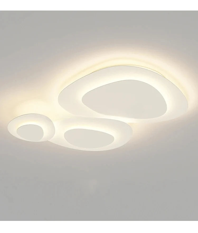 Modern White LED Ceiling Light - Minimalist Flush Mount Lamp